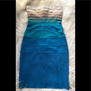 Guess by Marciano XS strapless bandage dress